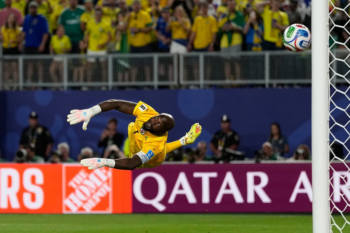 Brazil vs Haiti FIFA World Cup 2026 Johny Placide Dives AP Photo