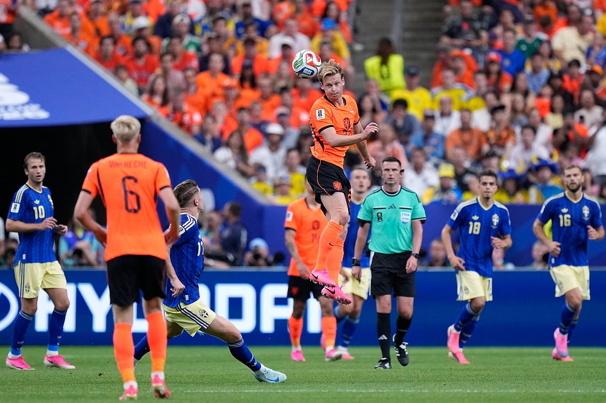Netherlands Vs Sweden FIFA World Cup 2026 Group F Frenkie de Jong AP Photo