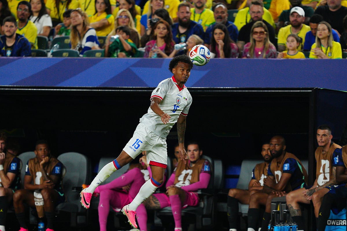 Brazil vs Haiti FIFA World Cup 2026 Leo Pereira Header AP Photo
