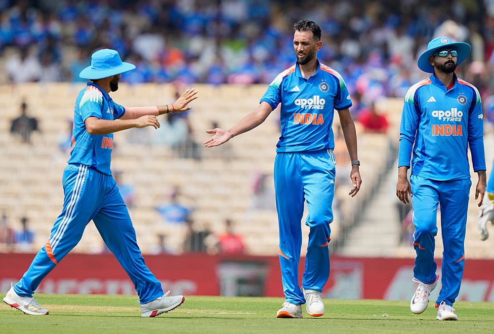 India vs Afghanistan 3rd ODI cricket match highlights-Prasidh Krishna