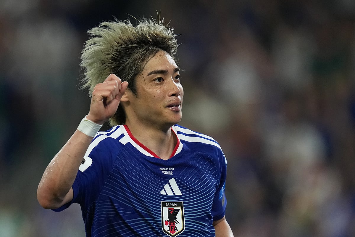 Tunisia Vs Japan FIFA World Cup 2026 Group F Junya Ito celebs AP Photo