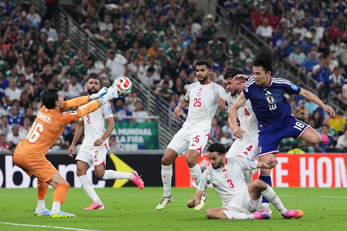 Tunisia Vs Japan FIFA World Cup 2026 Group F Aymen Dahmen Blocks AP Photo