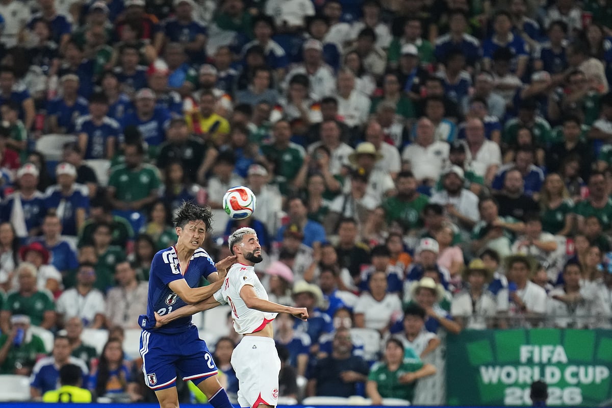 Tunisia Vs Japan FIFA World Cup 2026 Group F Hiroki Ito and Elias Saad AP Photo