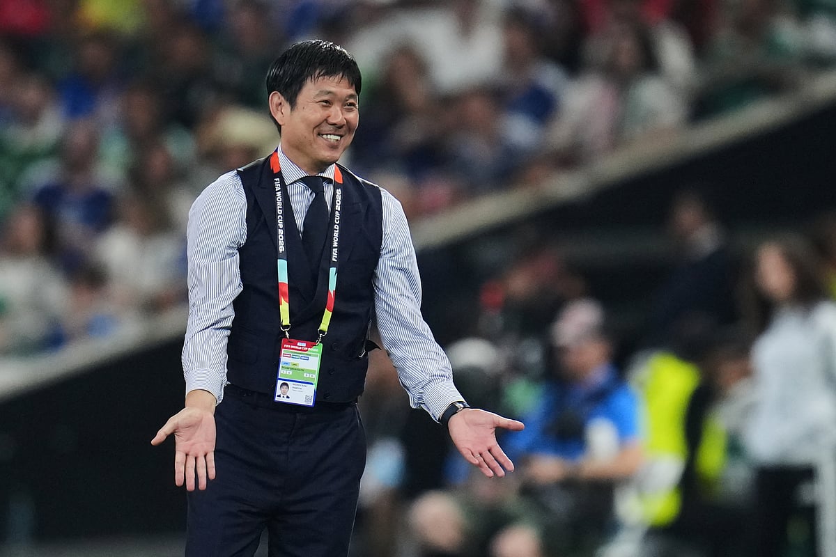 Tunisia Vs Japan FIFA World Cup 2026 Group F Hajime Moriyasu Smiles AP Photo