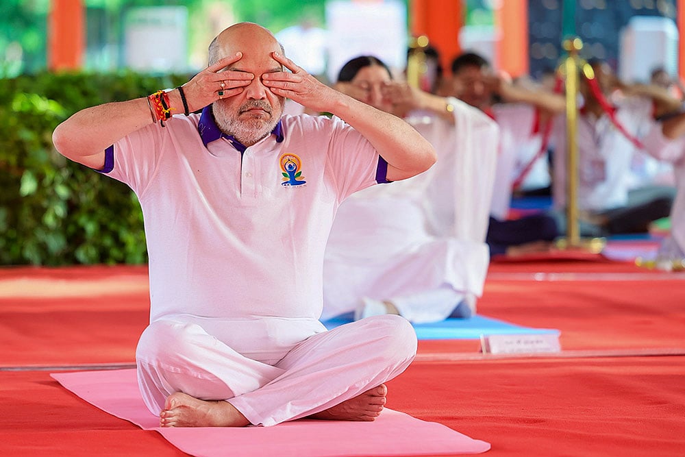 Amit Shah International Day of Yoga 2026