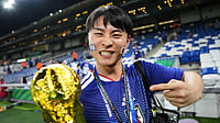 Tunisia Vs Japan, FIFA World Cup 2026 In Pics: See Best Photos From Estadio Monterrey (AP Photo/Matias Delacroix) : A fan of Japan poses for a picture prior to the World Cup Group F soccer match between Tunisia and Japan in Guadalupe, near Monterrey, Mexico, Saturday, June 20, 2026.