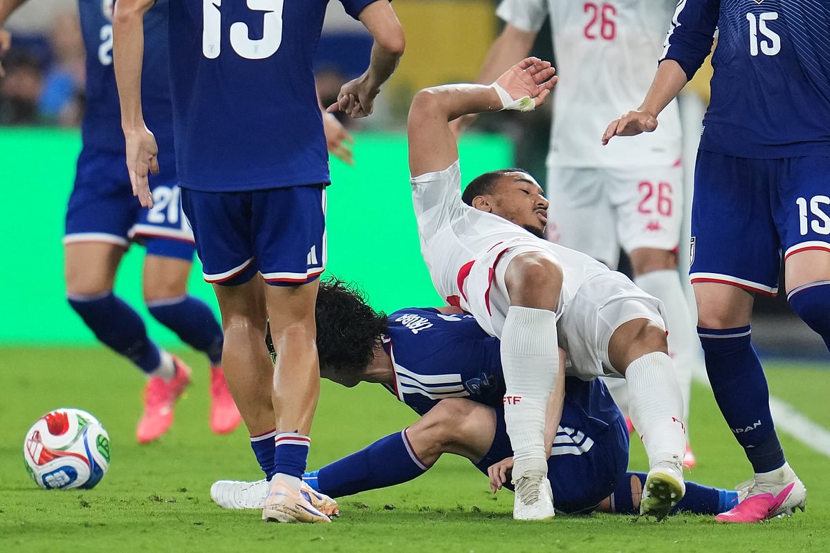 Tunisia Vs Japan FIFA World Cup 2026 Group F Yan Valery and Ao Tanaka AP Photo