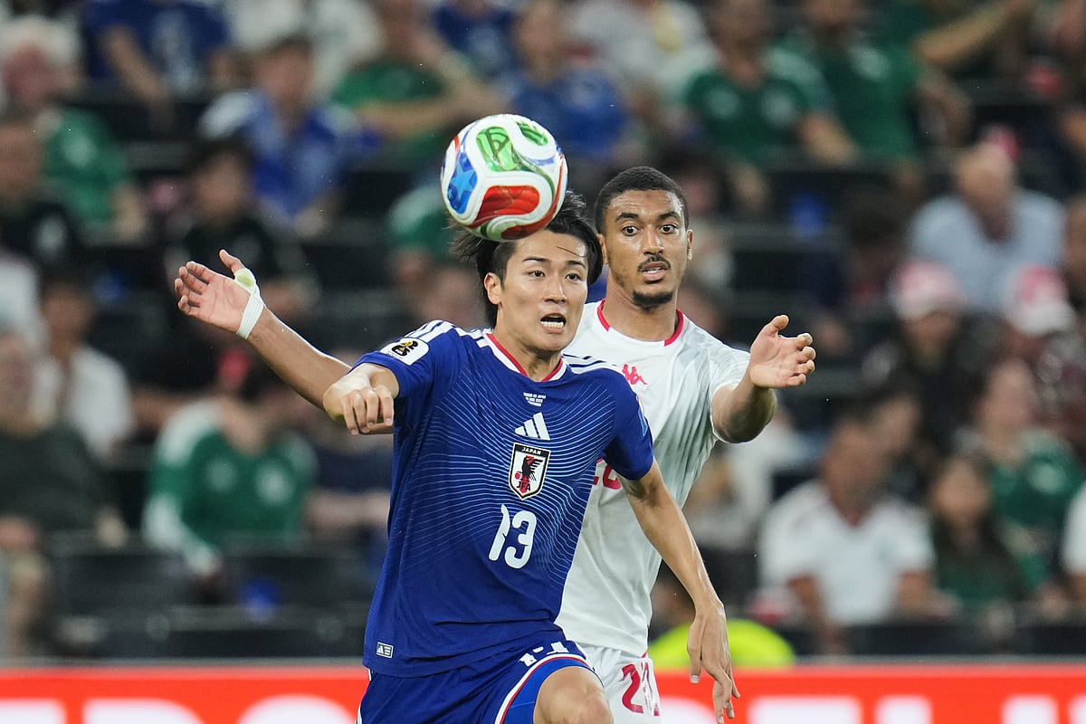 Tunisia Vs Japan FIFA World Cup 2026 Group F Keito Nakamura and Yan Valery AP Photo