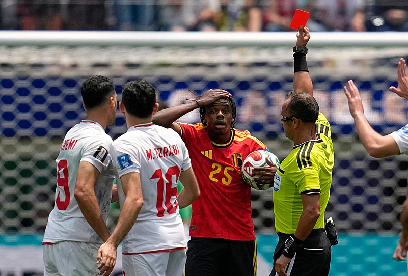 Iran vs Belgium World Cup Soccer