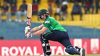Lorcan Tucker To Captain Ireland Ahead Of T20Is Against India Photo: AP/Eranga Jayawardena : Ireland's Lorcan Tucker bats during the T20 World Cup cricket match between Australia and Ireland in Colombo, Sri Lanka.