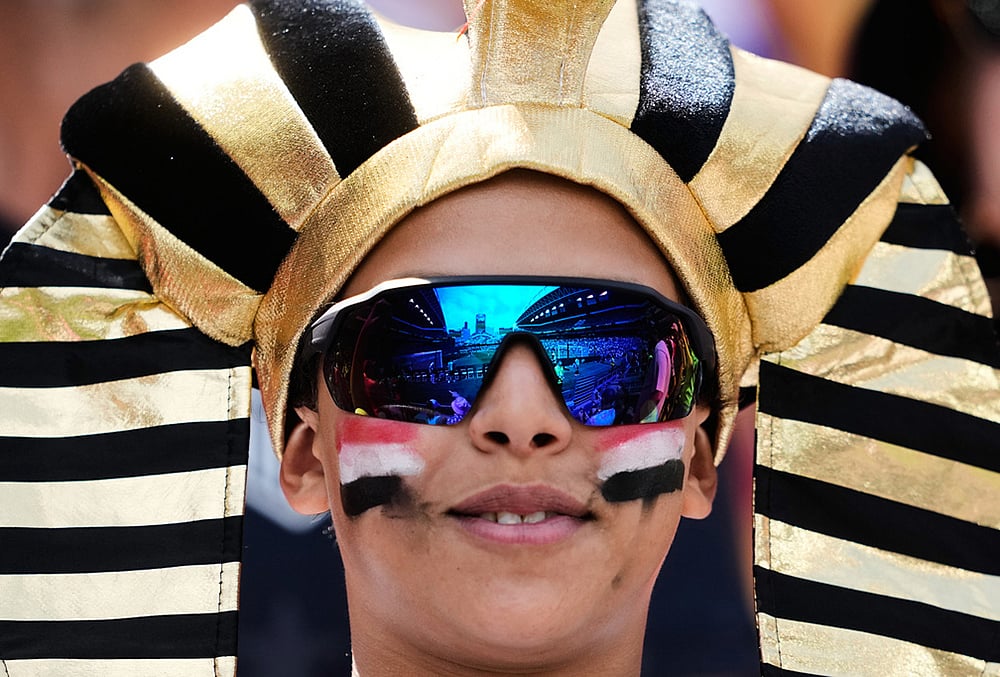 Fifa World Cup 2026 fans dazzling costumes, facepaint and flags highlights-Egypt fan