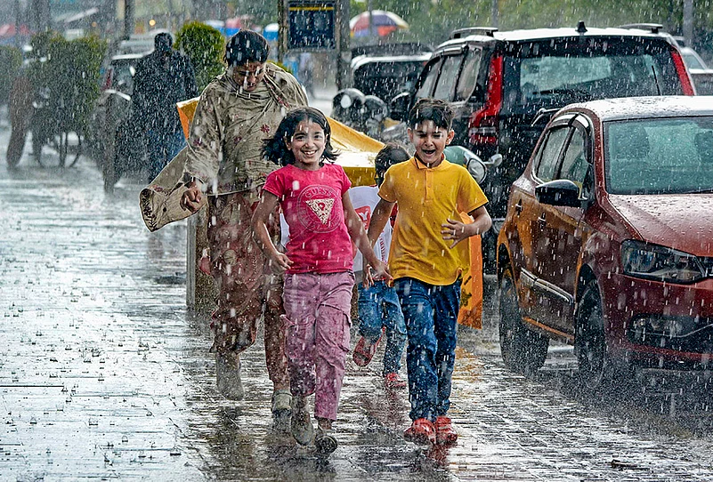 Rainfall in Srinagar