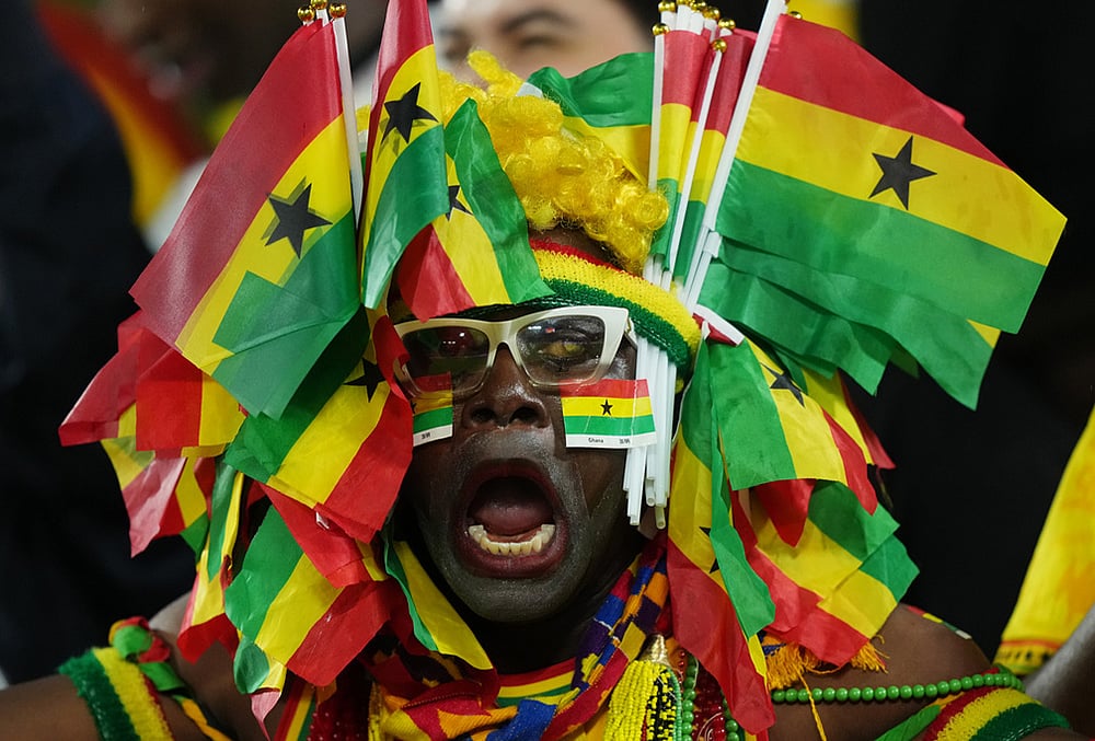 Fifa World Cup 2026 fans dazzling costumes, facepaint and flags highlights-Ghana fans
