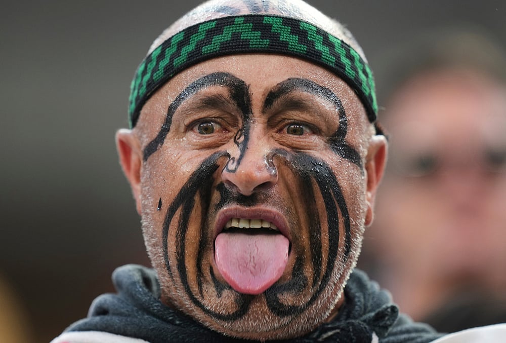 Fifa World Cup 2026 fans dazzling costumes, facepaint and flags highlights-fan of New Zealand 
