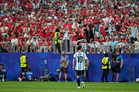 Argentina Vs Austria, FIFA World Cup 2026: See Best Photos From Group J Clash At Dallas Stadium AP : Argentina's Lionel Messi (10) walks on the pitch after scoring the opening goal of his team
