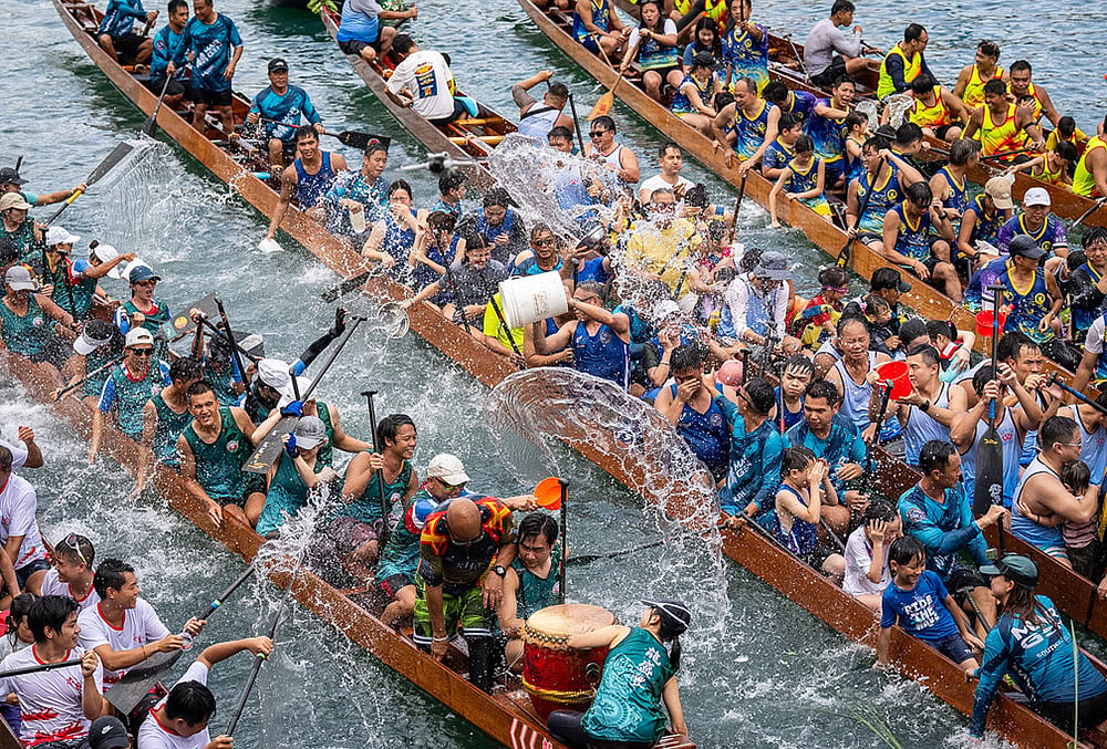 China traditional Dragon Boat Festival photos-