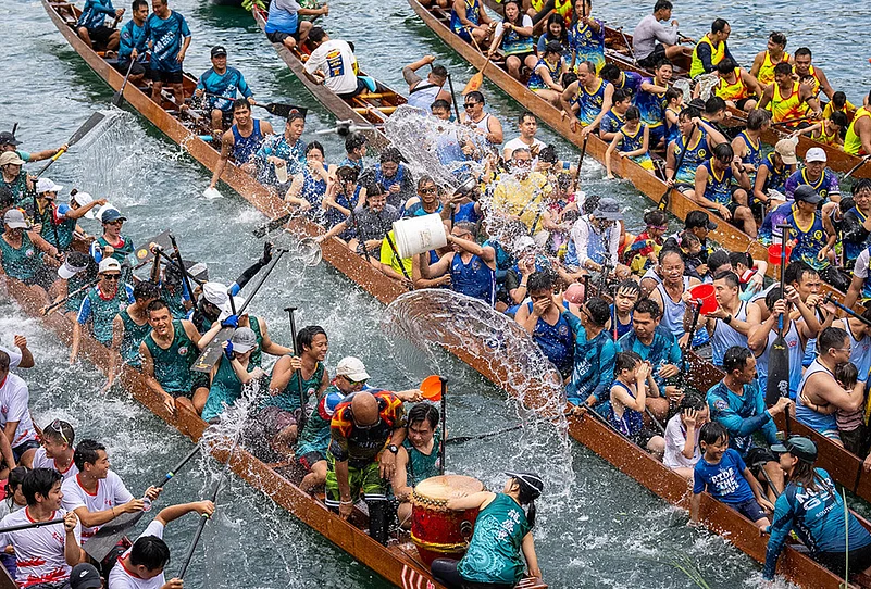 China traditional Dragon Boat Festival photos-