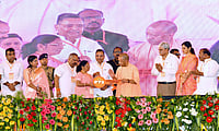 Honorable Chief Minister Yogi Adityanath Ji addressing the inauguration and foundation-laying ceremony of various development projects worth over ₹658 crore in Firozabad district on June 22, 2026