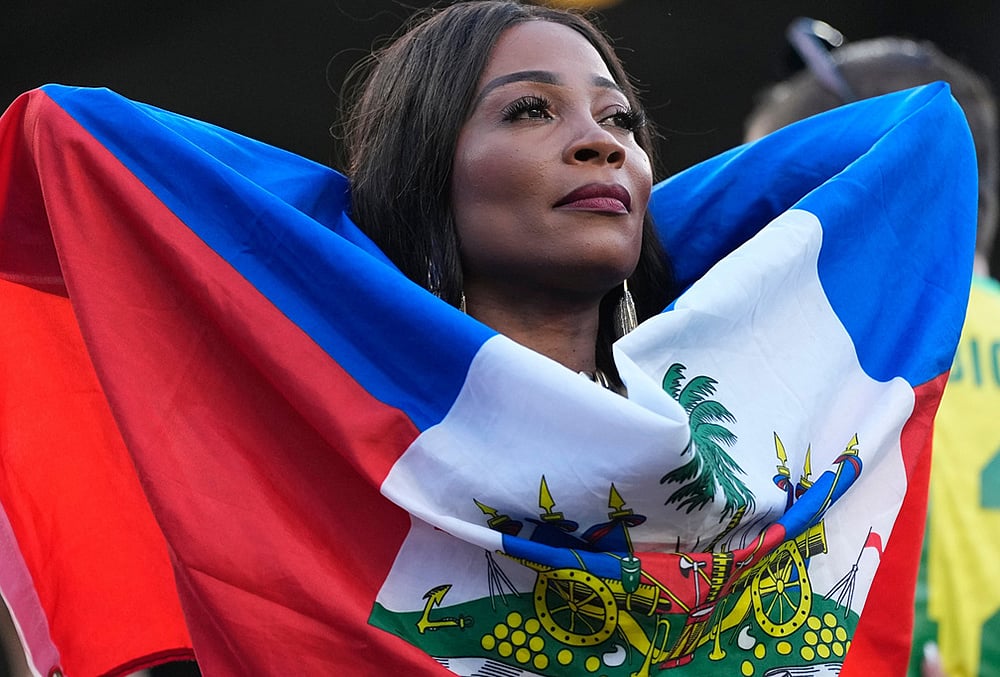 Fifa World Cup 2026 fans dazzling costumes, facepaint and flags highlights-Haiti fan
