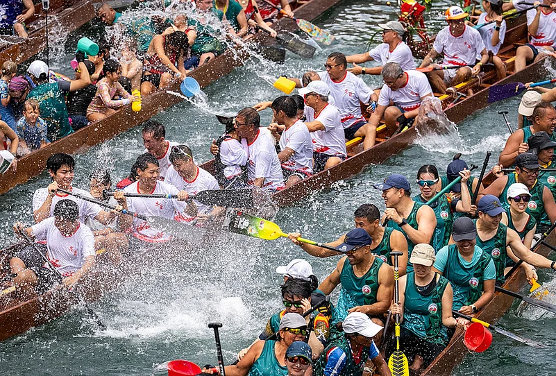 China traditional Dragon Boat Festival photos-
