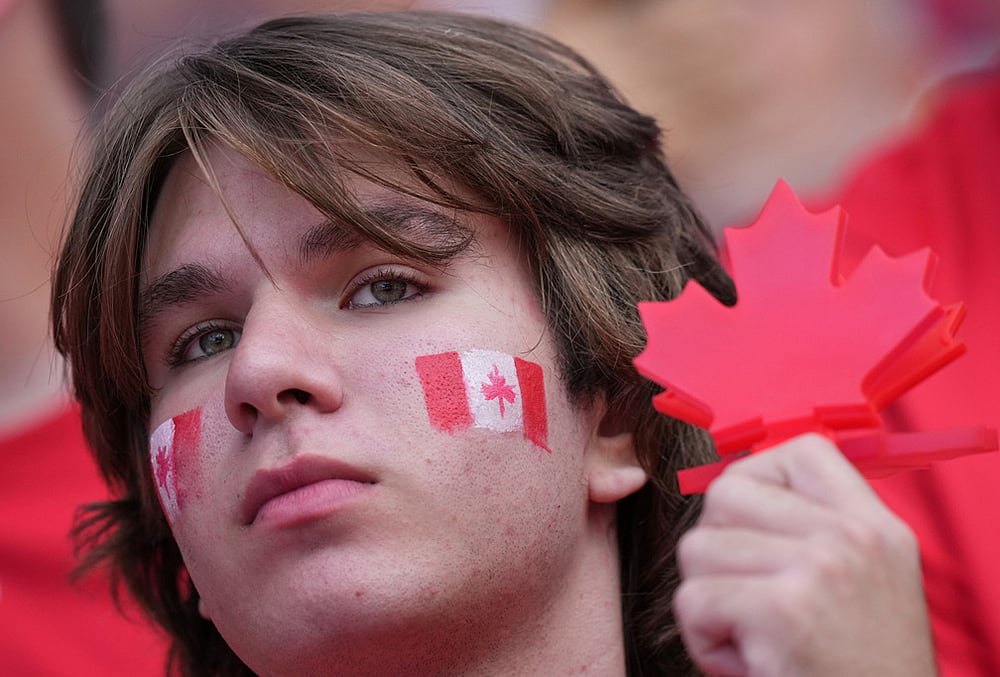 Fifa World Cup 2026 fans dazzling costumes, facepaint and flags highlights-Canadian fan