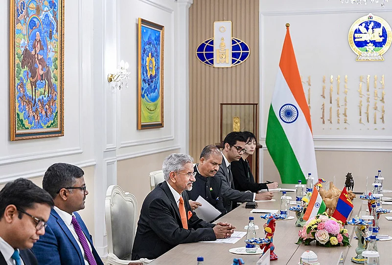 S Jaishankar in Mongolia