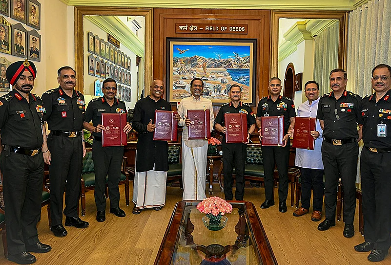 MoU signing between Indian Army and Zoho Corporation