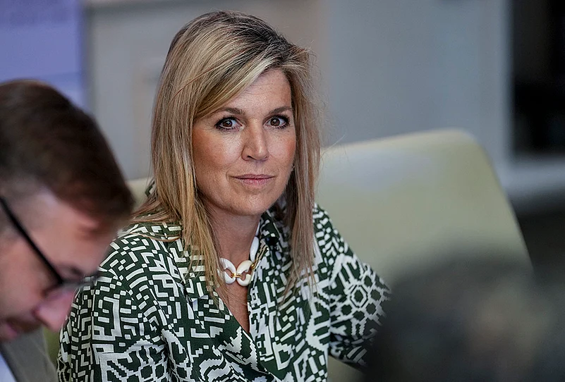 Netherlands Queen Maxima in Mumbai