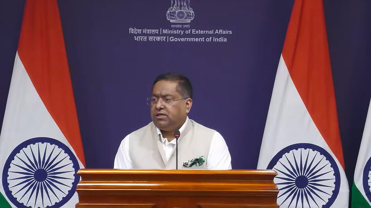Ministry of External Affairs Spokesperson Randhir Jaiswal - MEA/Youtube