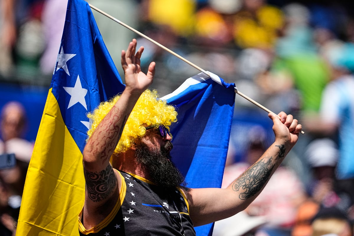 Bosnia Vs Qatar FIFA World Cup 2026 Group A Bosnia Fan AP Photo