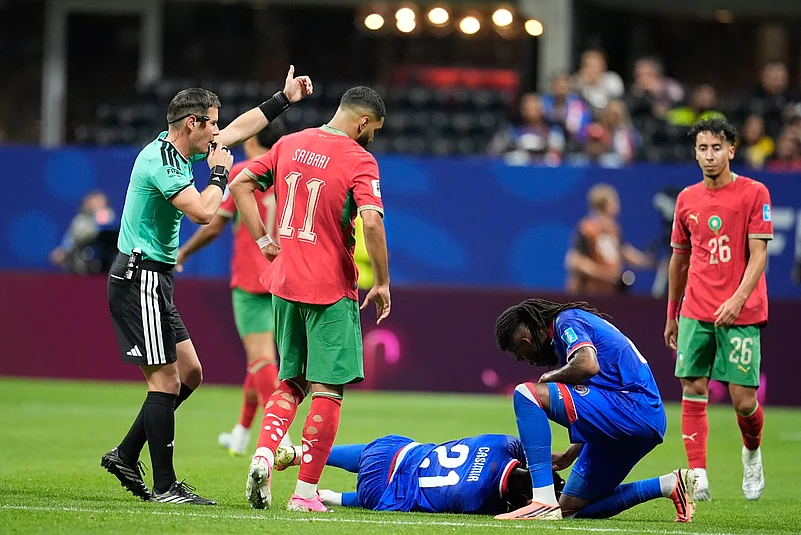 Morocco Vs Haiti FIFA World Cup 2026 Group C Josue Casimir Inspected AP Photo