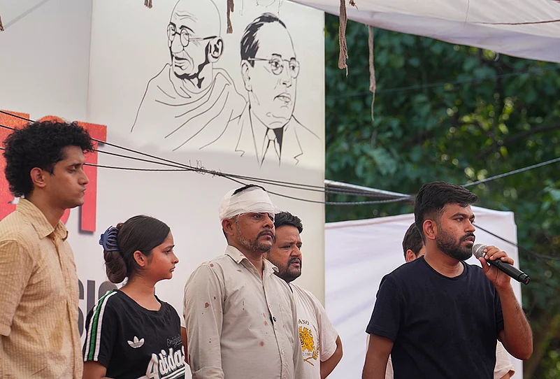 CJP protest at Jantar Mantar