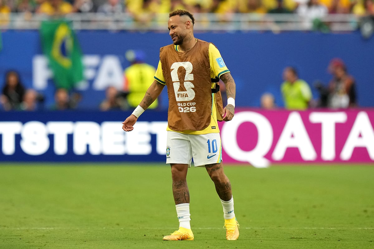 Scotland Vs Brazil FIFA World Cup 2026 Group C Neymar warm up 2 AP Photo