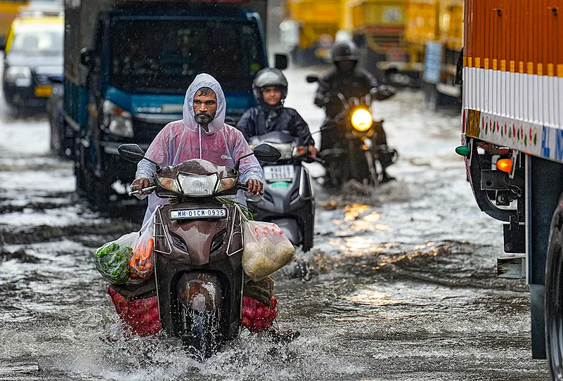 Rainfall in Mumbai