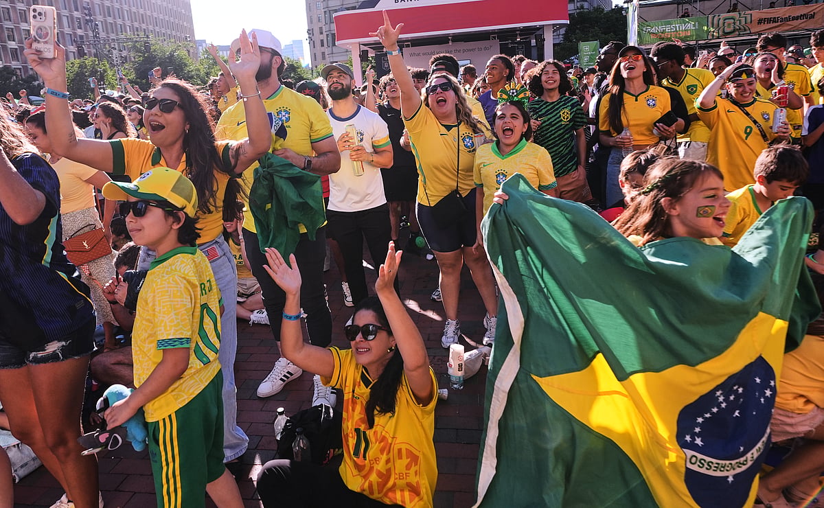 Scotland Vs Brazil FIFA World Cup 2026 Group C Brazil fans react AP Photo