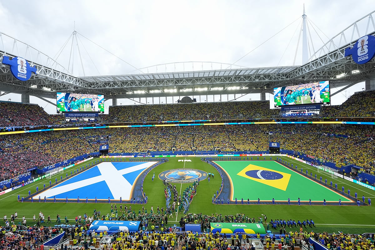 Scotland Vs Brazil FIFA World Cup 2026 Group C Flags AP Photo