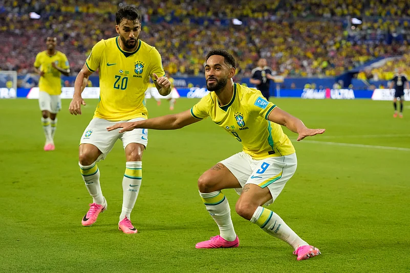 Scotland Vs Brazil FIFA World Cup 2026 Group C Matheus Cunha Celebs AP Photo