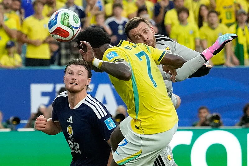 Scotland Vs Brazil FIFA World Cup 2026 Group C Vinicius Second Goal AP Photo
