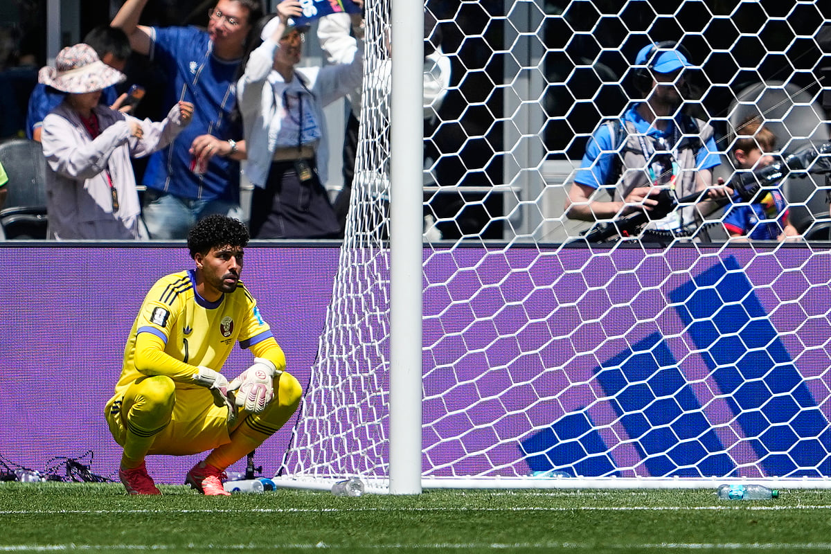 Bosnia Vs Qatar FIFA World Cup 2026 Group B Mahmoud Abunada reacts Again AP Photo