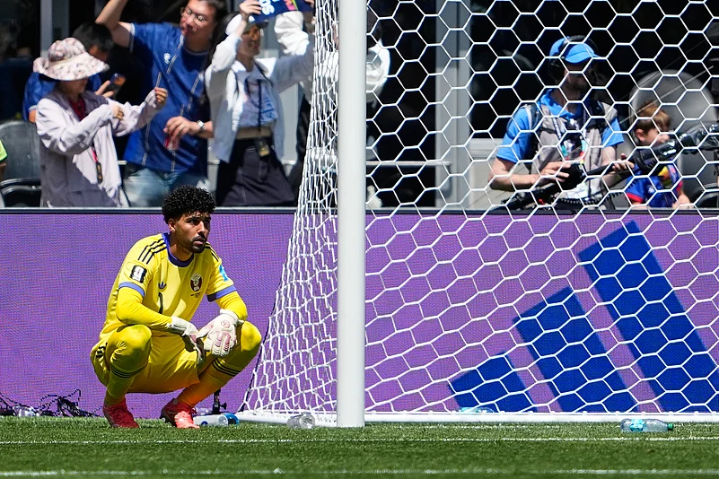 Bosnia Vs Qatar FIFA World Cup 2026 Group B Mahmoud Abunada reacts Again AP Photo