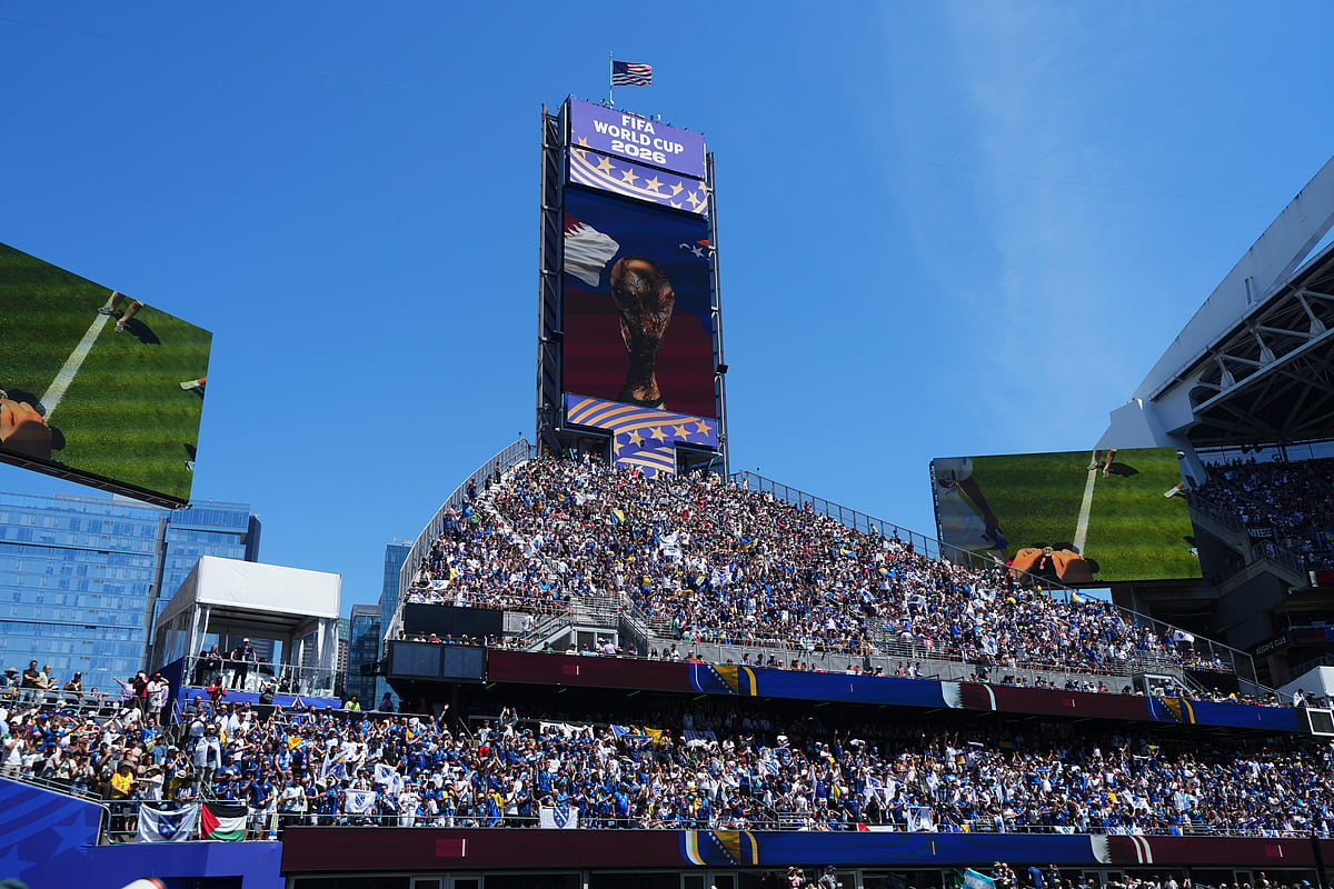 Bosnia Vs Qatar FIFA World Cup 2026 Group A Fans At Venue AP Photo