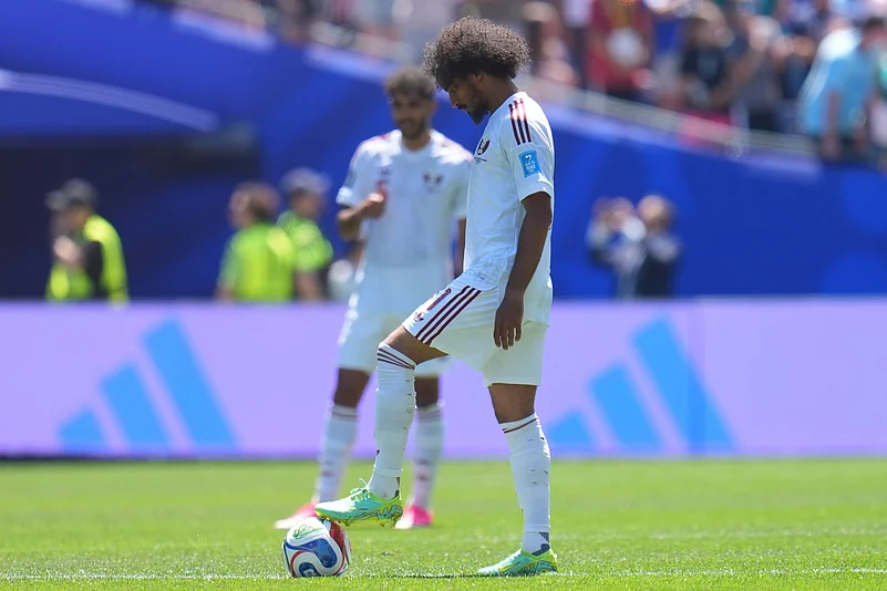 Bosnia Vs Qatar FIFA World Cup 2026 Group A Akram Afif After conceding AP Photo