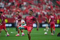 Switzerland Vs Canada, FIFA World Cup 2026: See Best Photos From Group B Decider At BC Place In Vancouver AP Photo/Abbie Parr : Switzerland's Dan Ndoye warms up before the World Cup Group B soccer match between Switzerland and Canada in Vancouver, British Columbia, Wednesday, June 24, 2026.
