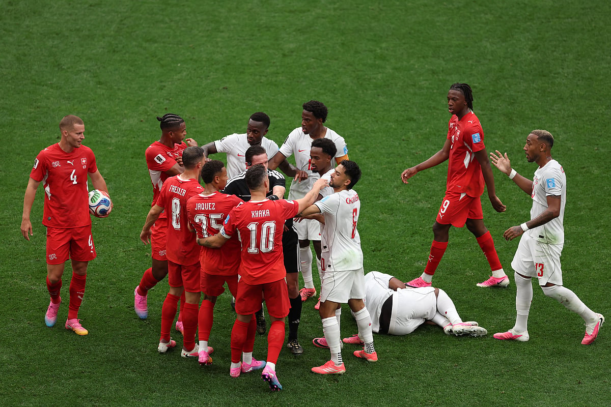 Switzerland Vs Canada FIFA World Cup 2026 Group B Scuffle AP Photo