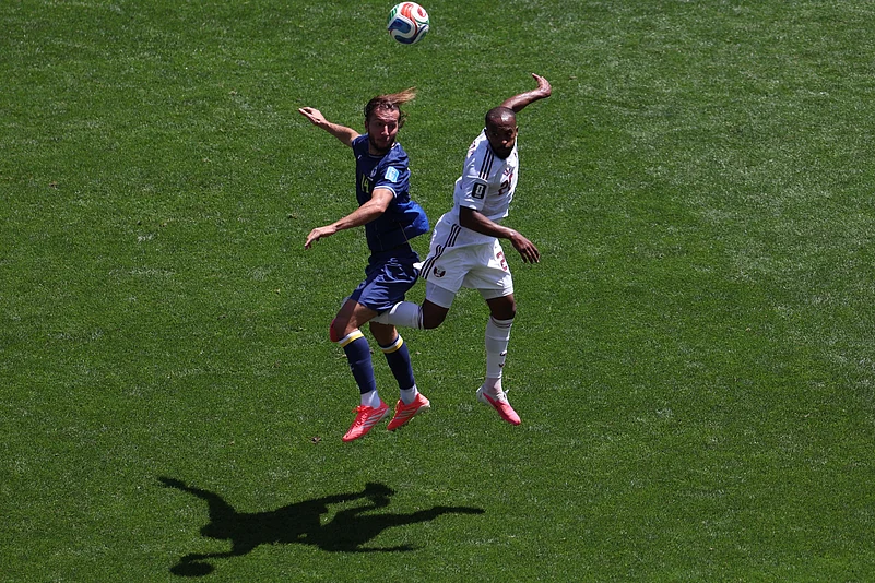 Bosnia Vs Qatar FIFA World Cup 2026 Group B Ivan Sunjic and Ahmed Fathy AP Photo