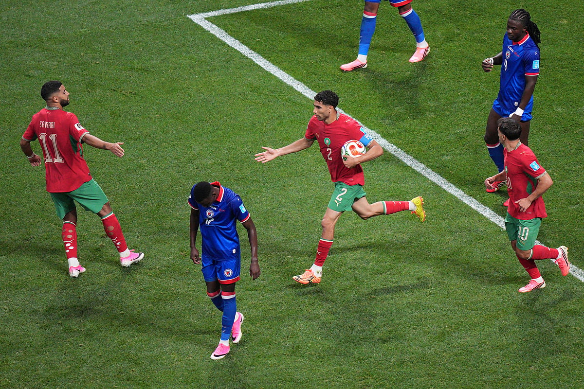 Morocco Vs Haiti FIFA World Cup 2026 Group C Hakimi Collects AP Photo