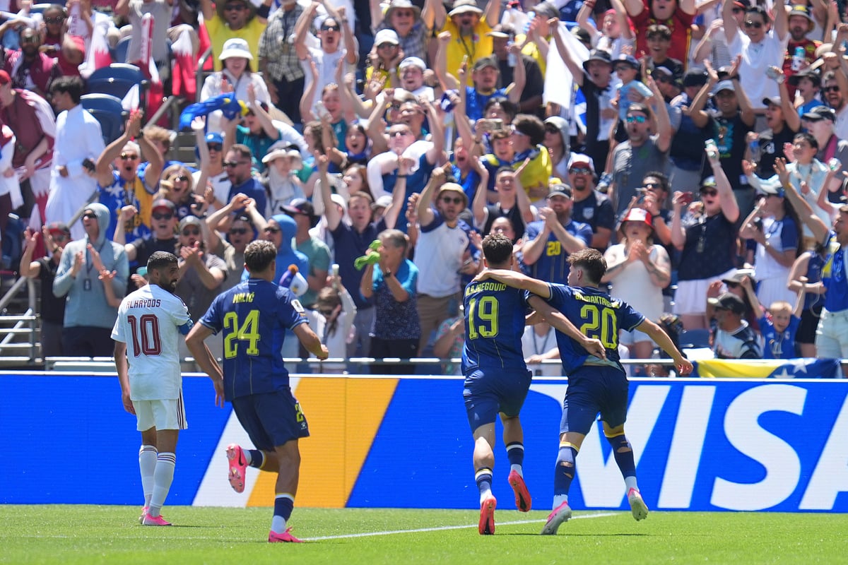 Bosnia Vs Qatar FIFA World Cup 2026 Group A Kerim Alajbegovic team Celeb AP Photo