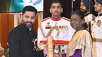 Padma Awards 2026: Rohit Sharma, Savita Punia Receive Padma Shri - Check Full List Of Sports Awardees X/@rashtrapatibhvn : T20 World Cup-winning former India captain Rohit Sharma received the Padma Shri.