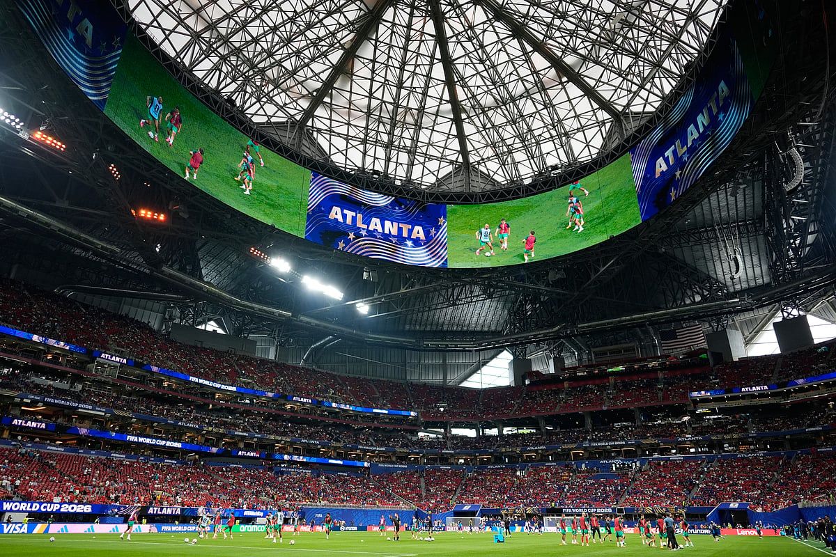 Morocco Vs Haiti FIFA World Cup 2026 Group C Players warm up AP Photo