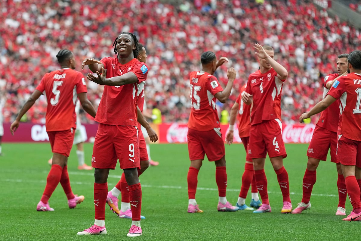 Switzerland Vs Canada FIFA World Cup 2026 Group B Johan Manzambi Celebs AP Photo